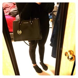 Michael Kors Large Saffiano Sutton Satchel